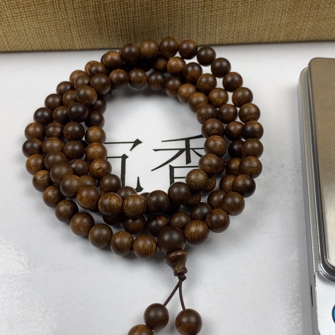 ꧔***ღ沉香手串芽庄红土沉香