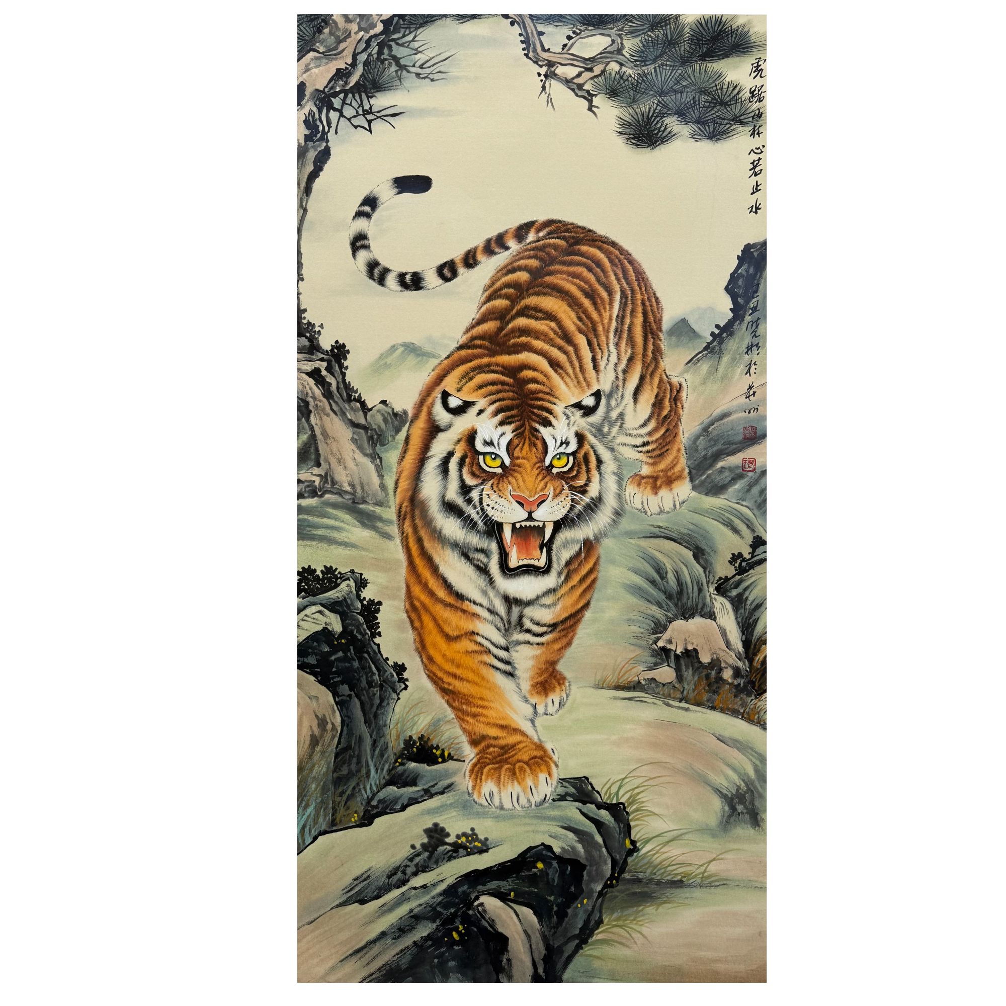 戴总专属——王晓彬老师8平尺动物作品（老虎）