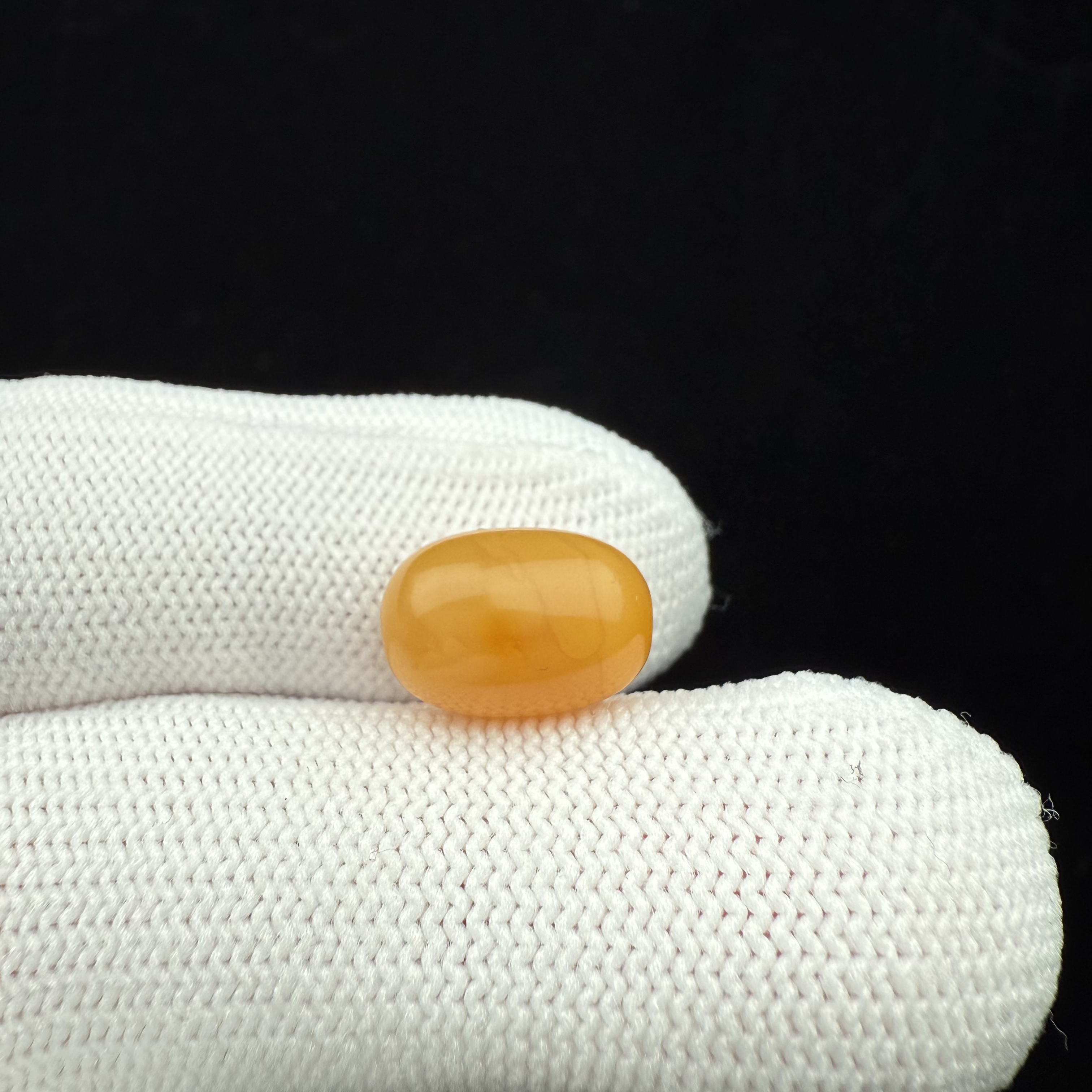 K7222天然原矿蜜蜡 鸡油红桶珠9*13.2mm支持鉴定假一罚十