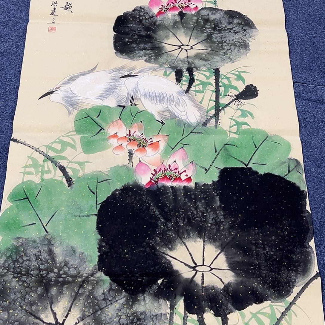 国画事事顺心如意万事如意万事