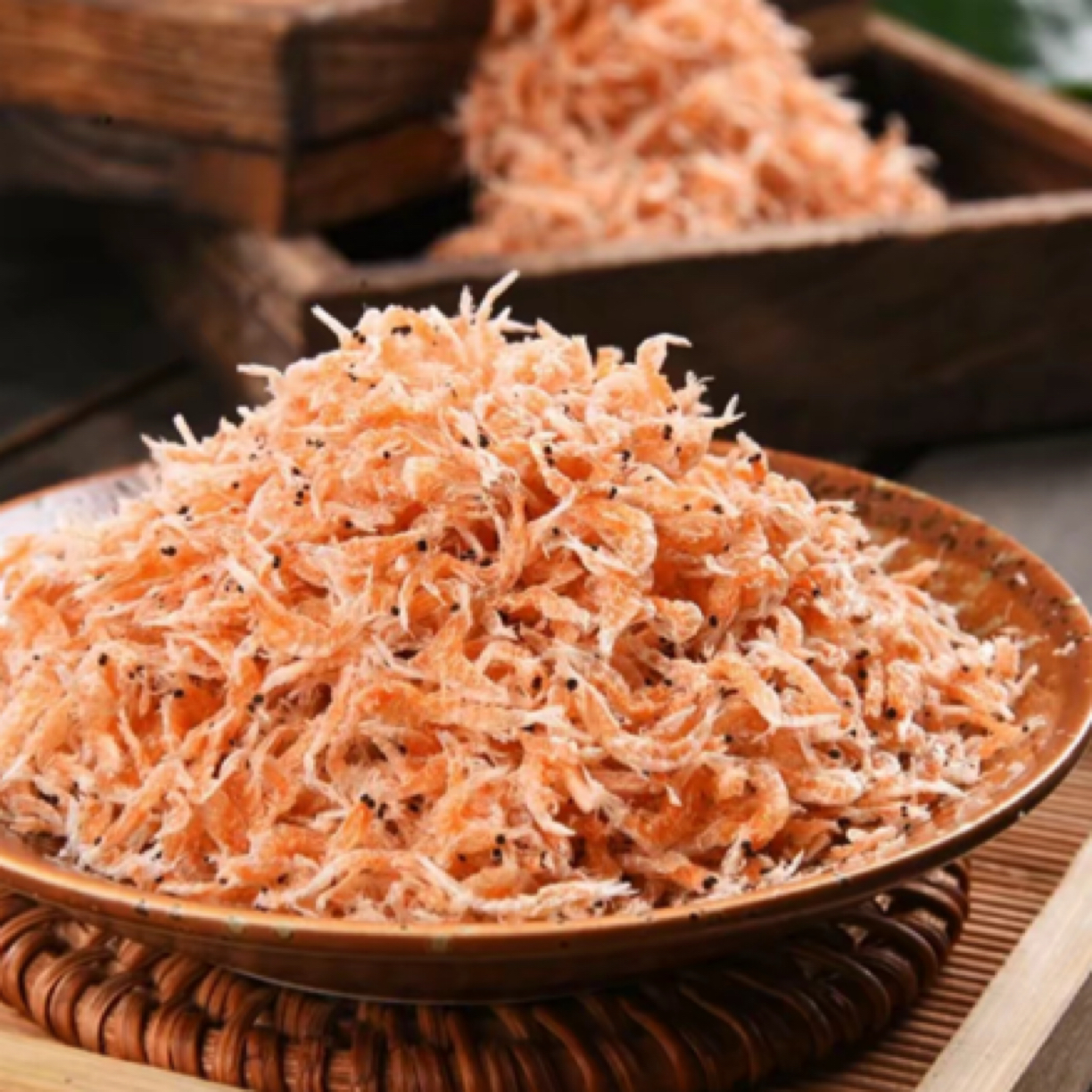 园园海鲜 连云港发货 新鲜带籽虾皮淡干无盐50g /包到手 10 包