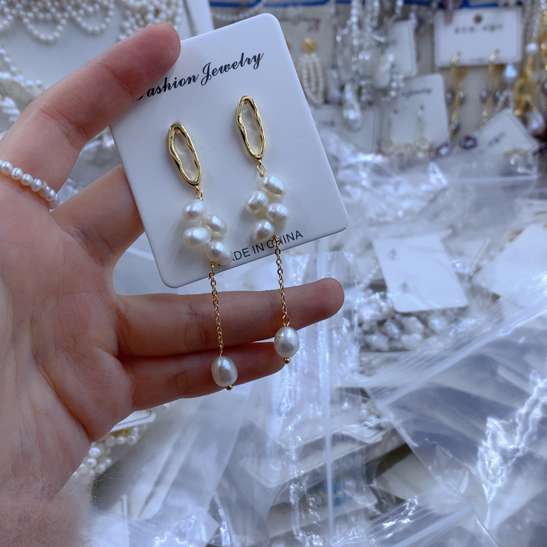 颈饰合金淡水珍珠