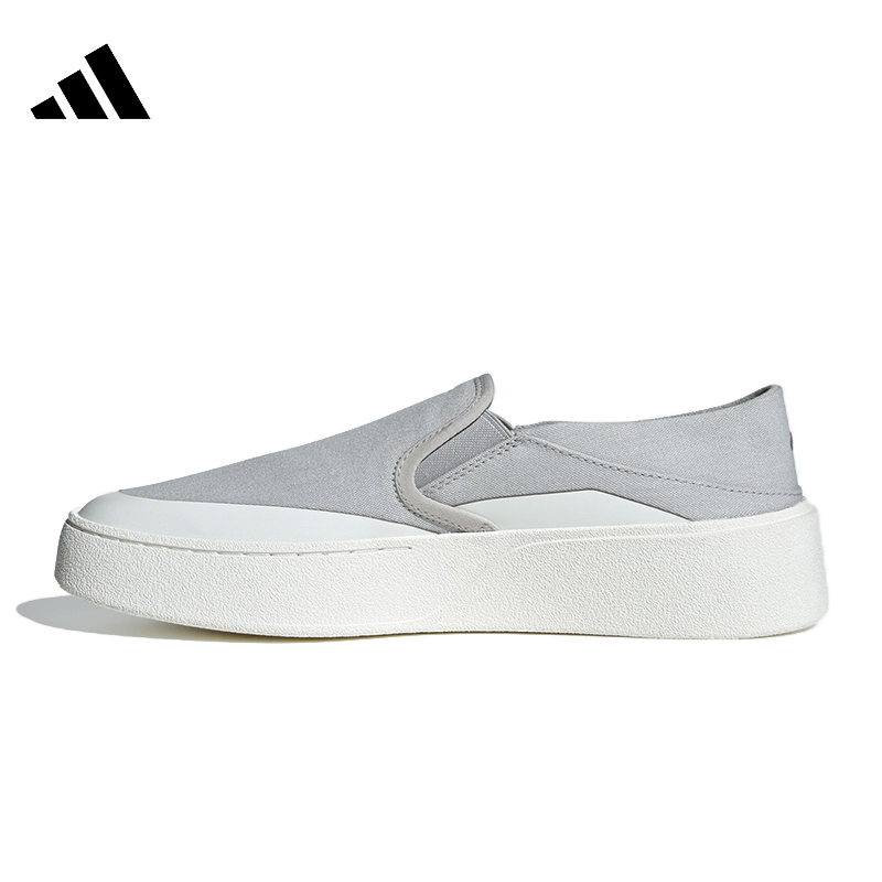 【滔搏联动】阿迪达斯中性LABCOURT LIGHT SLIP-ONFOS跑步鞋JQ9811