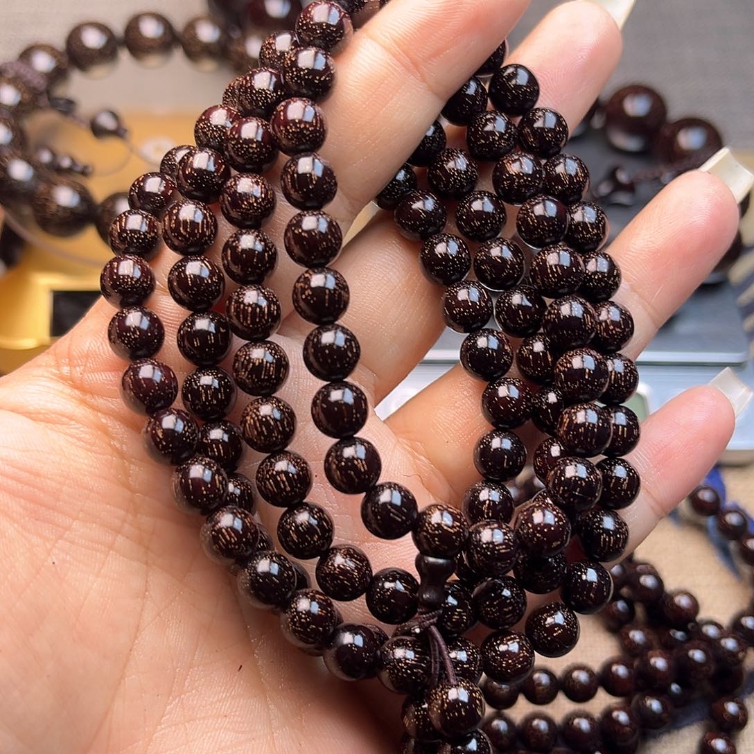 檀香紫檀（小叶紫檀）0.7 108颗满星