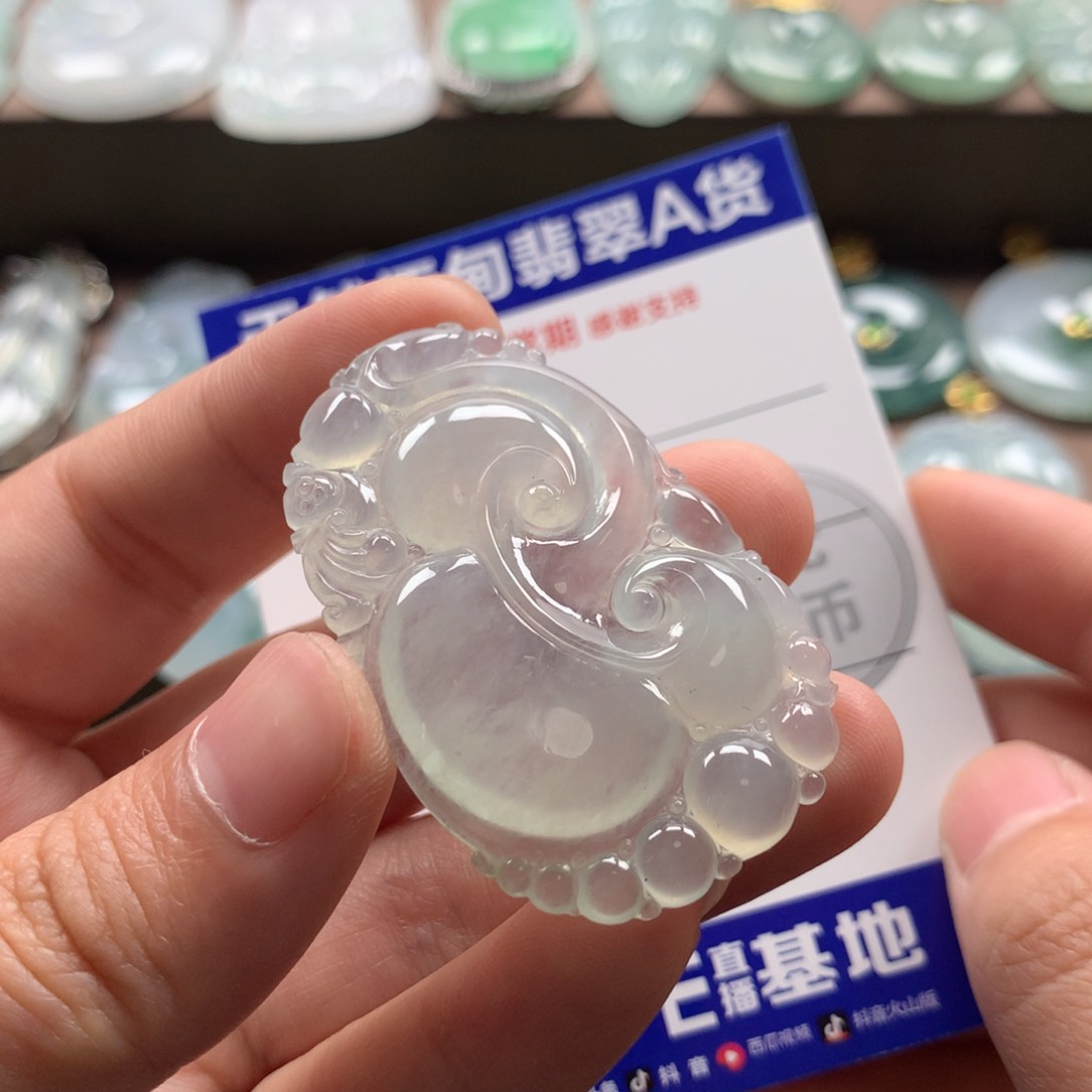 颈饰未镶嵌翡翠天然翡翠