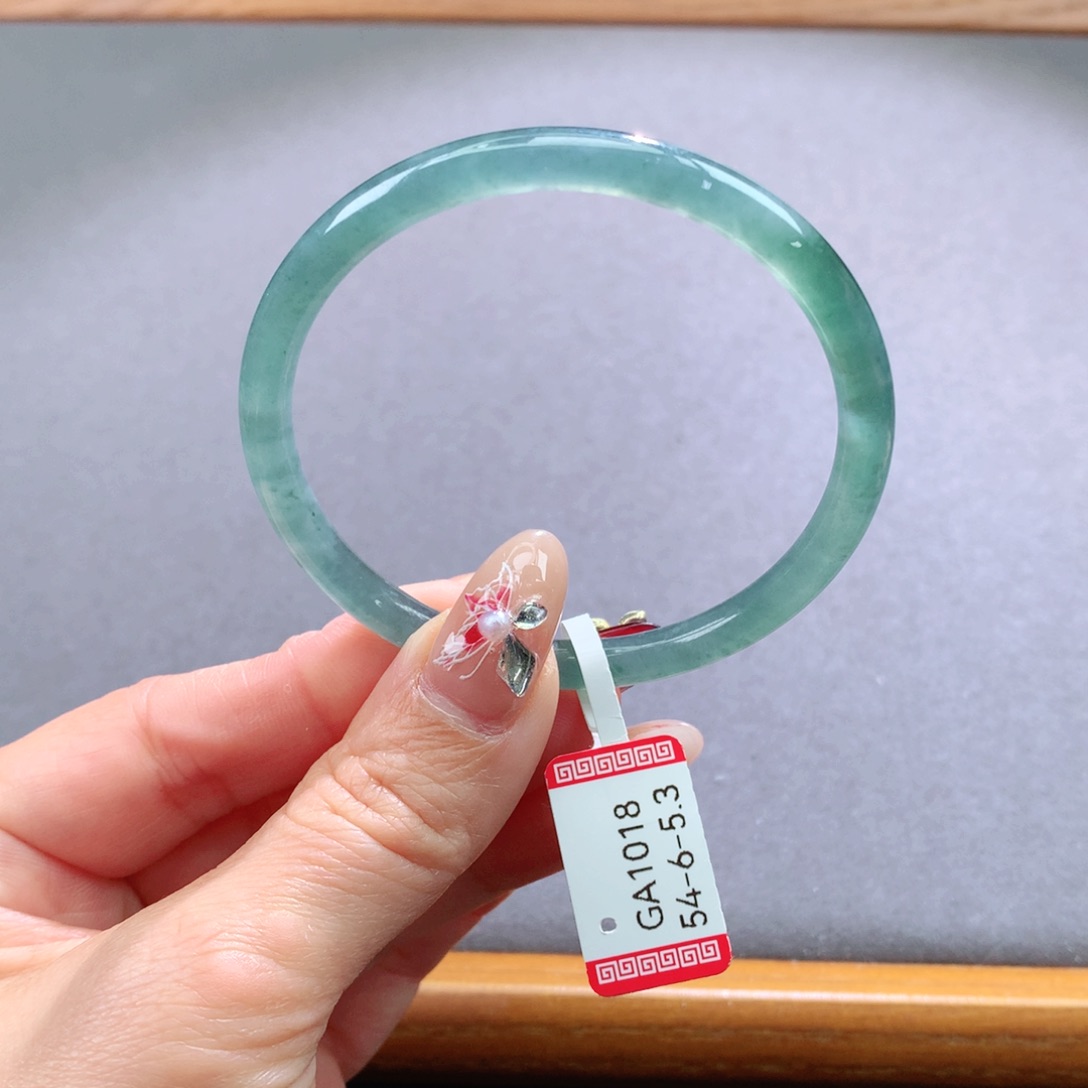 翡翠手镯未镶嵌天然翡翠手镯叮当镯 