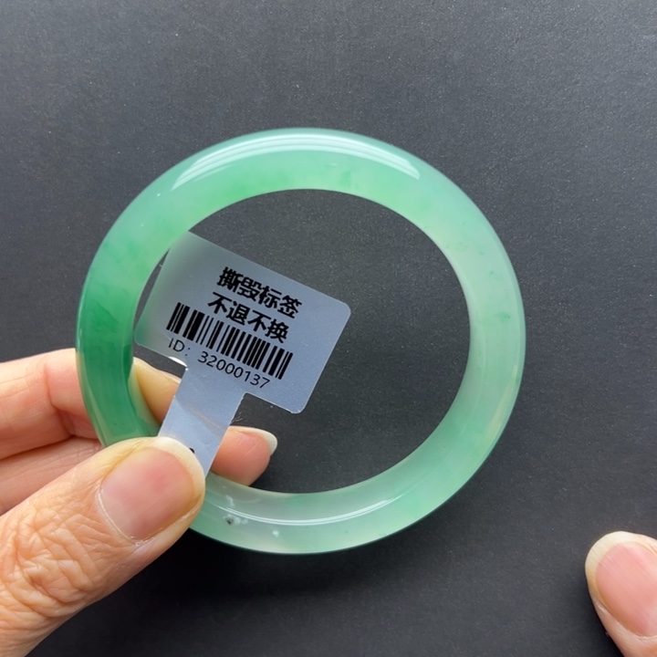 沐***希石英质玉未镶嵌手镯燕子➕54.6