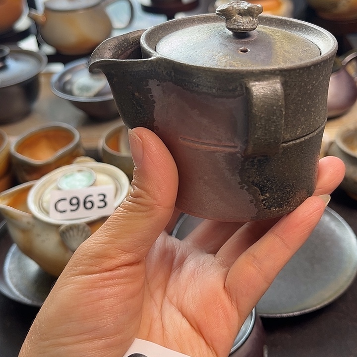 海***空茶盏柴烧茶具柴烧茶具