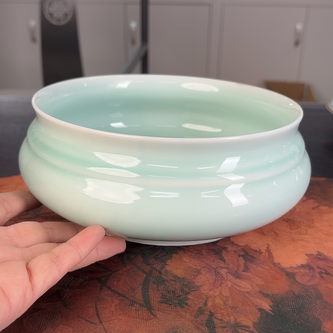 龙泉云间青瓷小米茶器