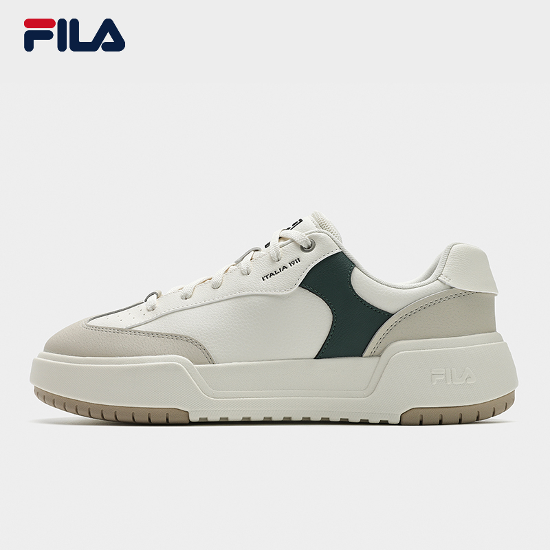 【时尚百搭浮跃鞋】Fila/斐乐男秋季新款厚底休闲潮流低帮运动板鞋