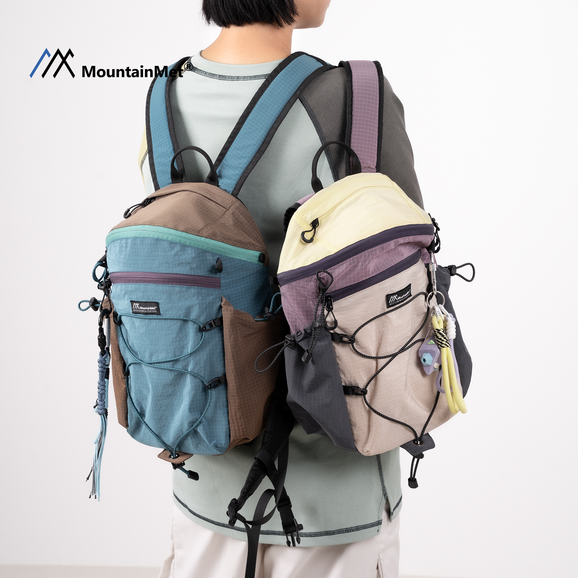 MountainMet户外轻量化户外徒步登山包双肩包旅行电脑12寸电脑包