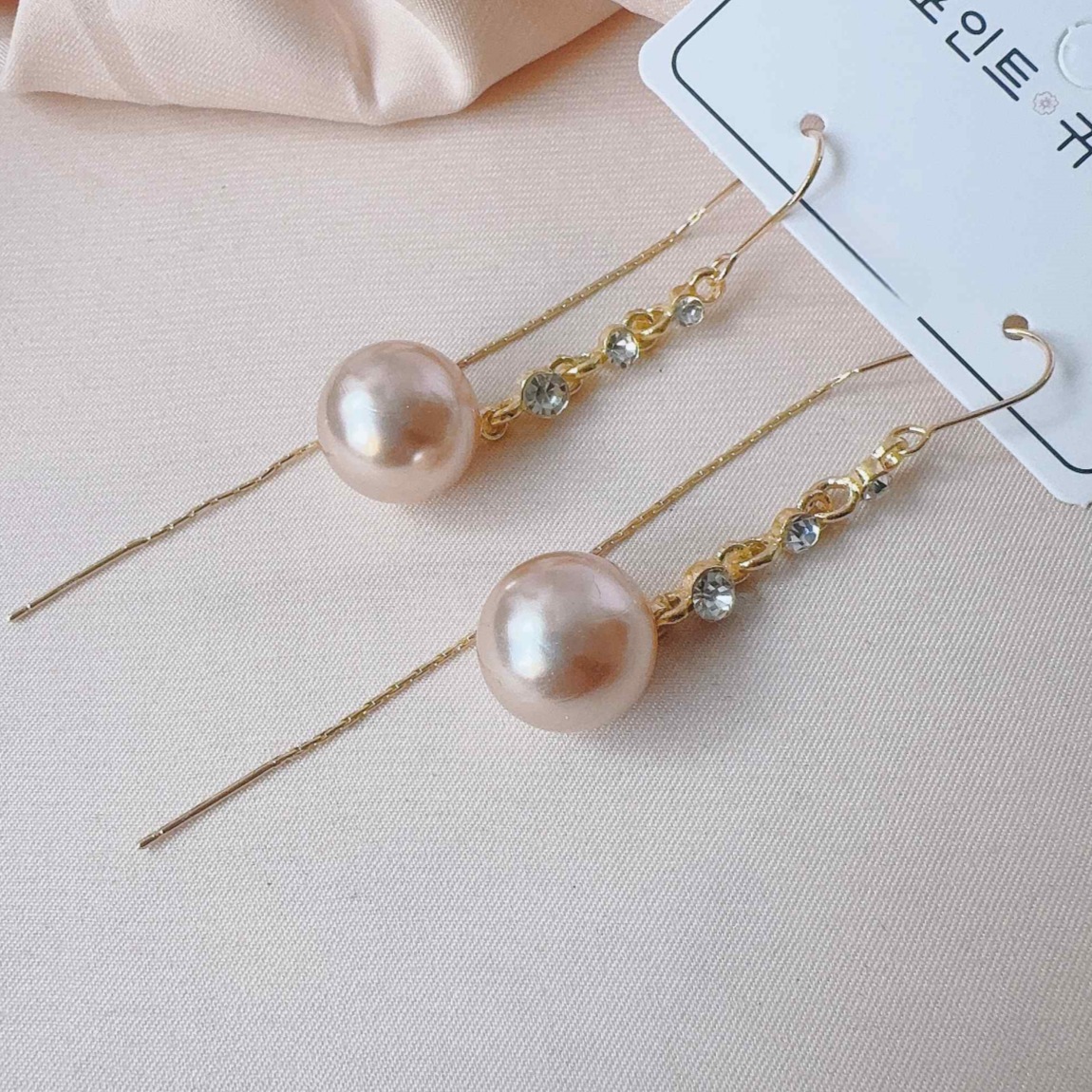 铜合金耳饰 气质轻奢百搭简约优雅精致网红设计师耳环F3198