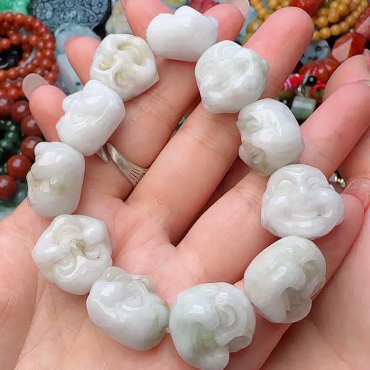 翡翠颈饰未镶嵌天然A货92