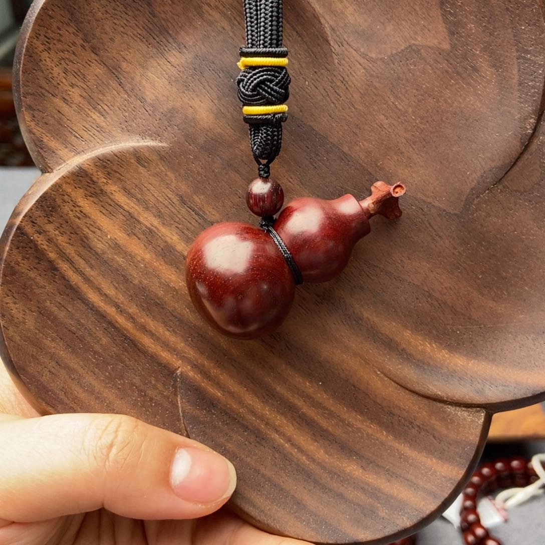 小叶紫檀手串/手链葫芦（小号）