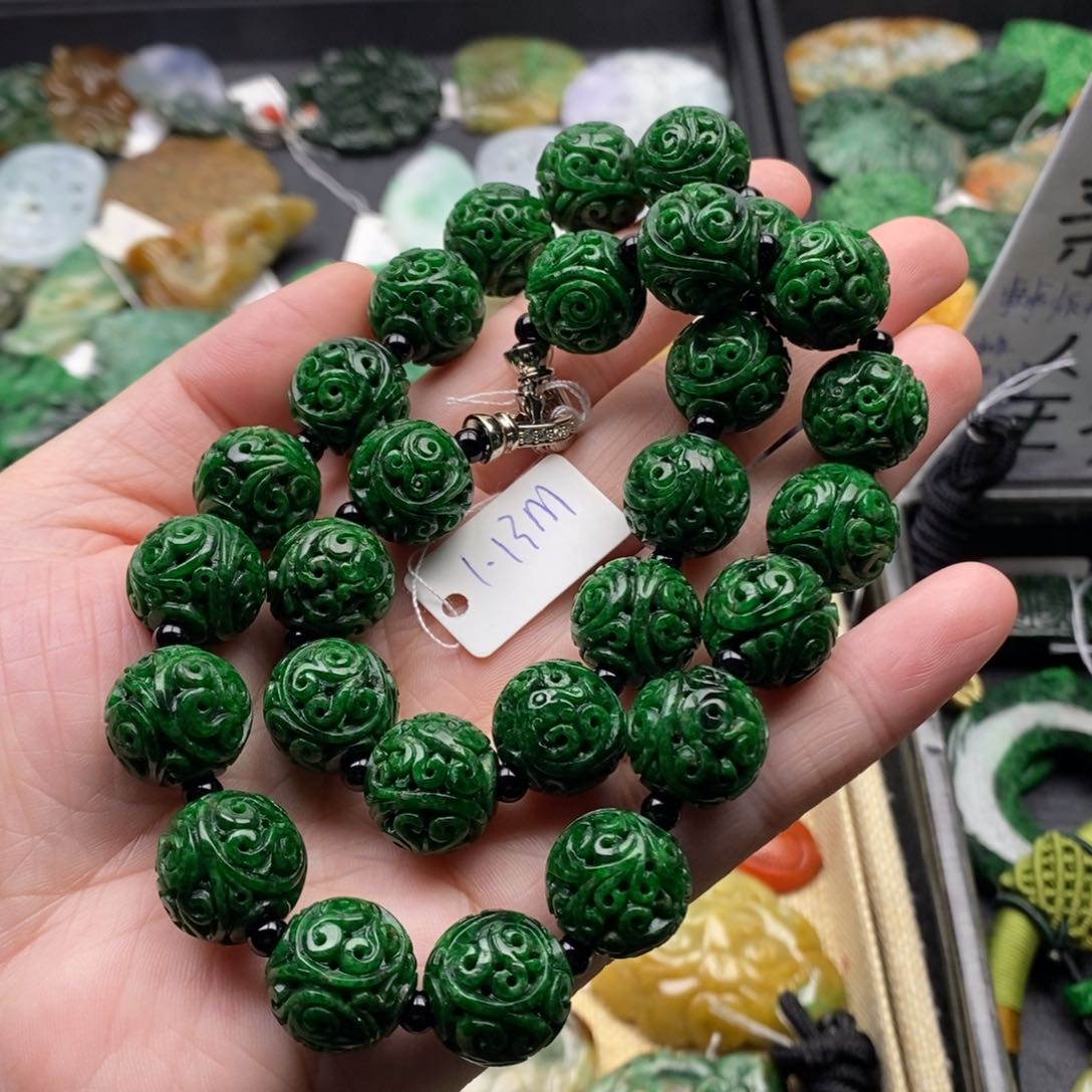 翡翠项链未镶嵌项链2号