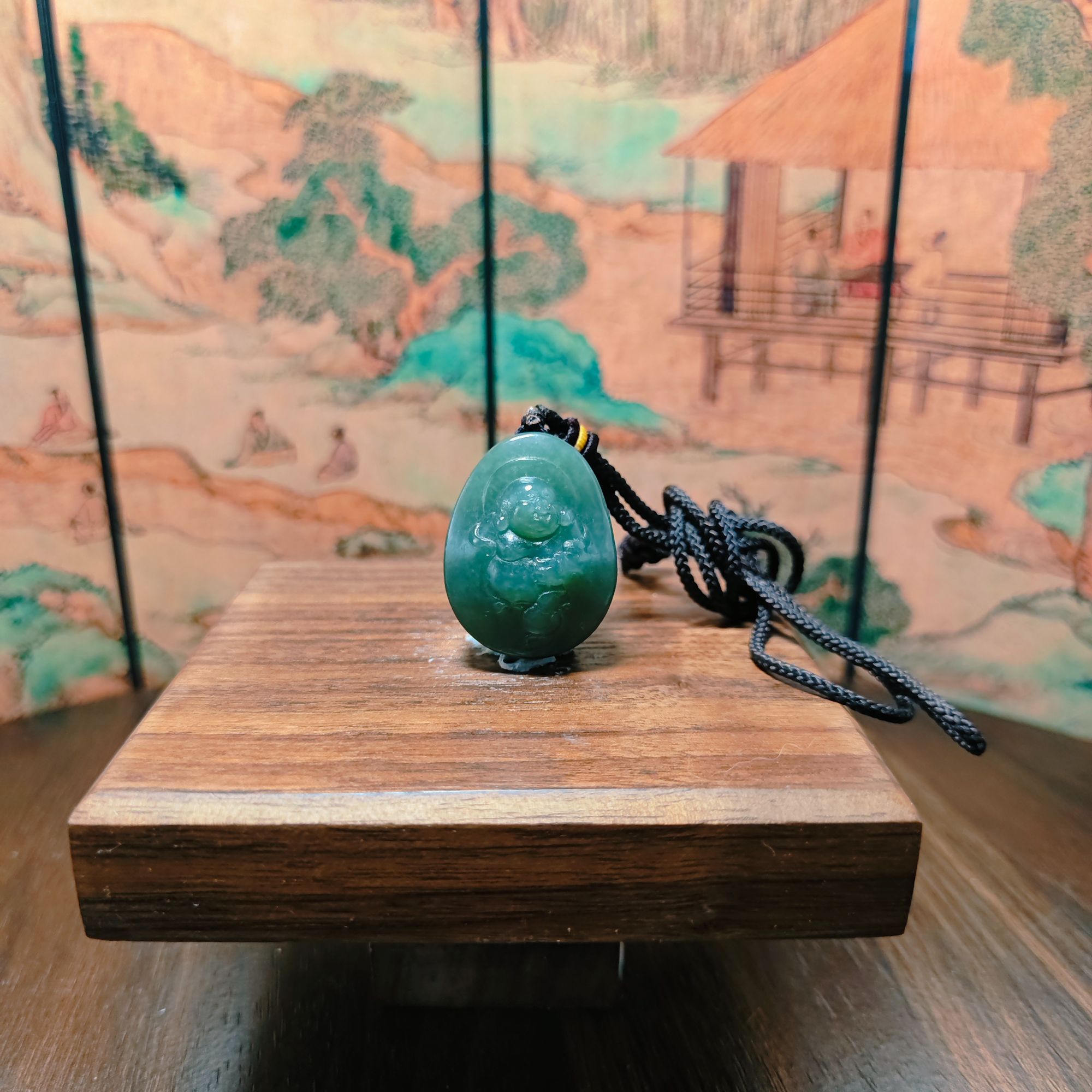 Y和田玉佛公吊坠0860