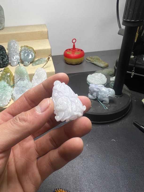 缅甸翡翠A货白菜