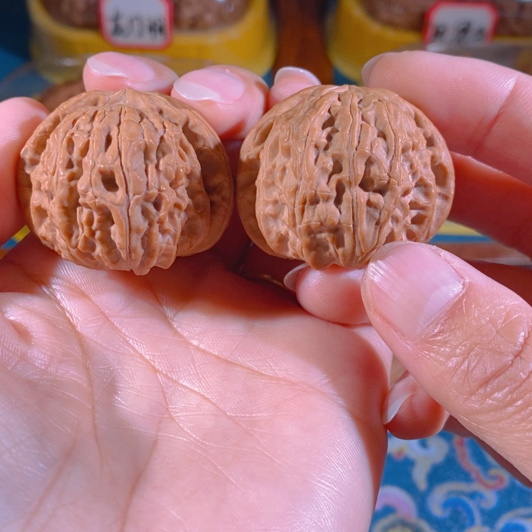 吊坠文玩核桃白狮子