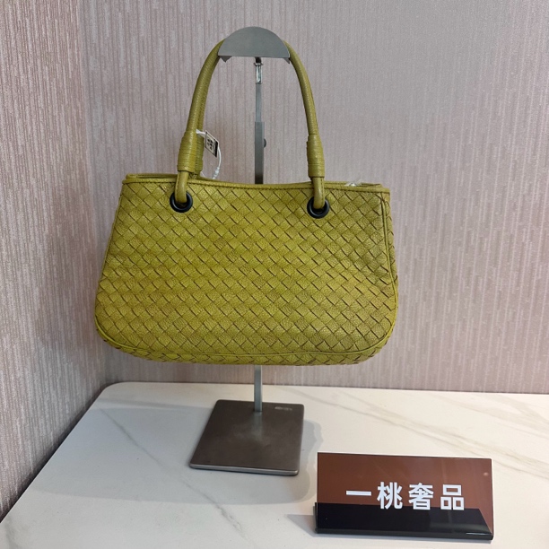 95新 BOTTEGA VENETA/葆蝶家 一桃/葆蝶家 编织菜篮子手提包