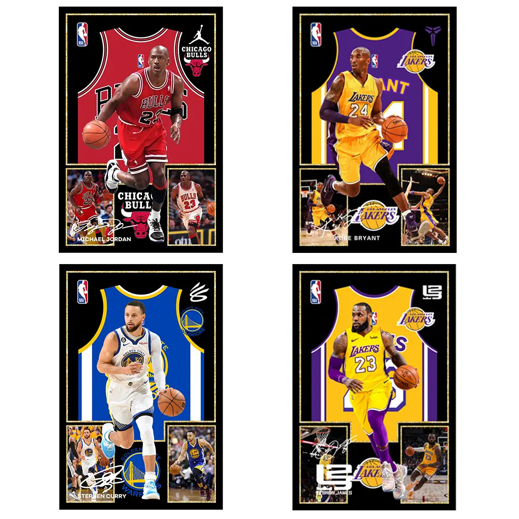 【许/愿】库里詹姆斯塔图姆篮球亚克力卡砖摆件家具周边