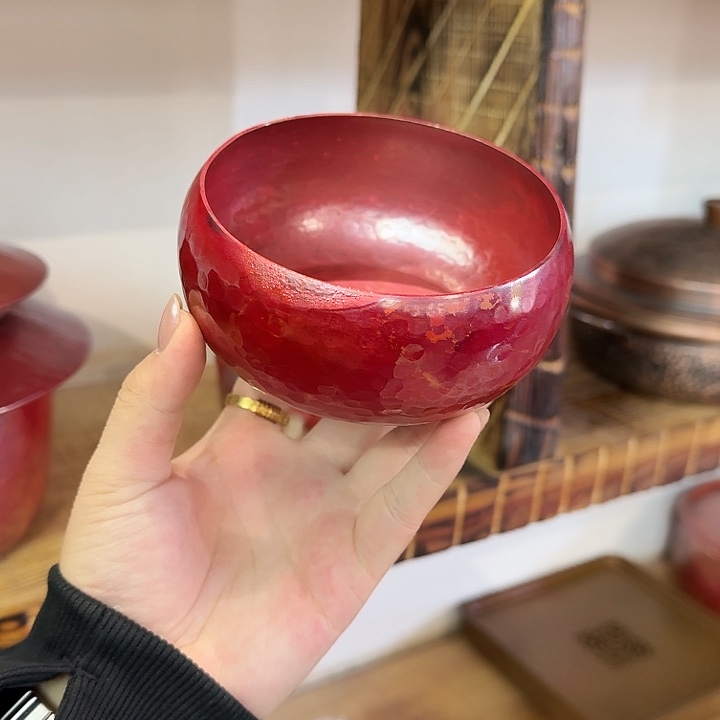 紫铜手工茶洗10口径