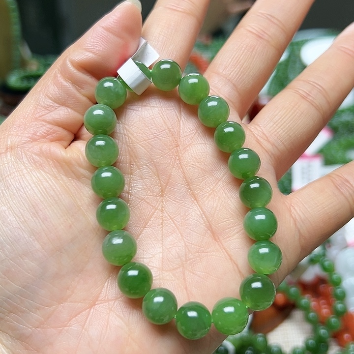 和田玉（碧玉）手串未镶嵌