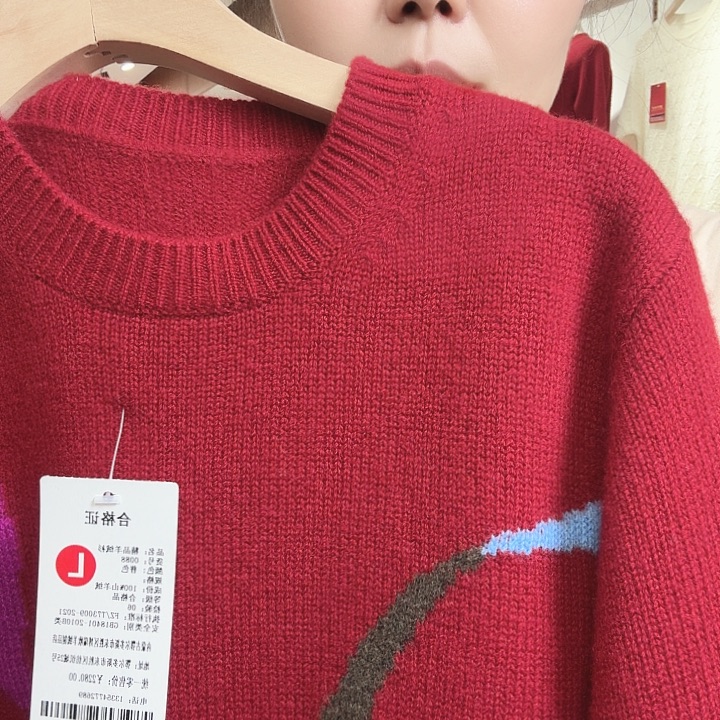 新款旋转木马羊绒衫