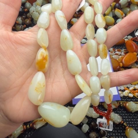 和田玉手链未镶嵌郝*伙