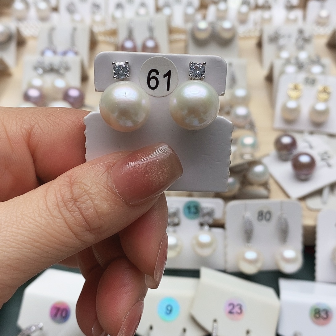 淡水珍珠颈饰银S925镶嵌