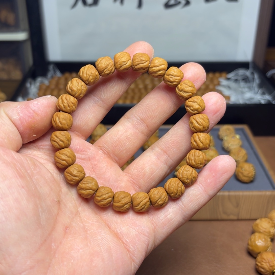 核桃手串/手链浑圆魔力珠