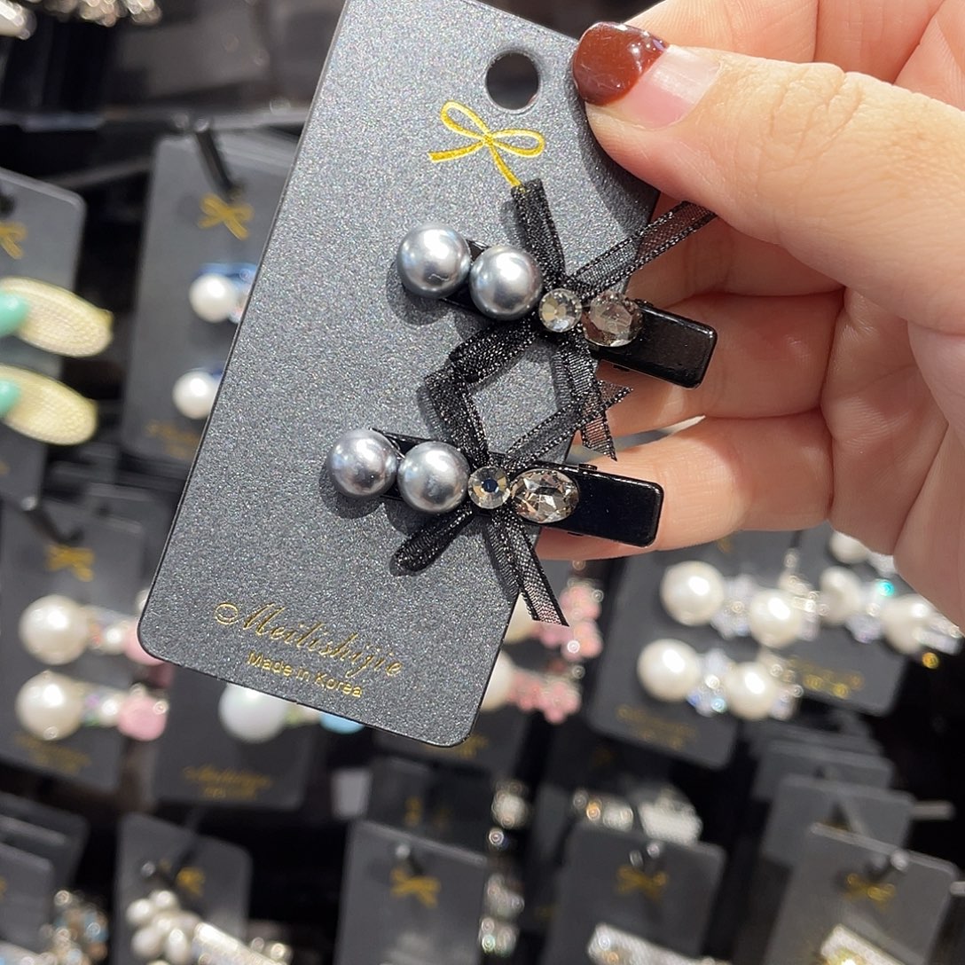 布艺非金属鸭嘴夹