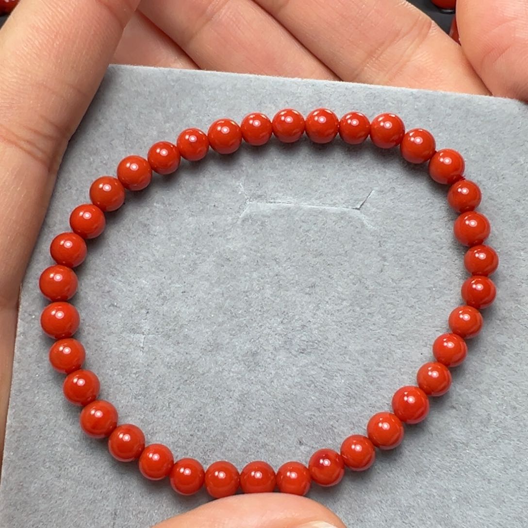 南红玛瑙手串未镶嵌