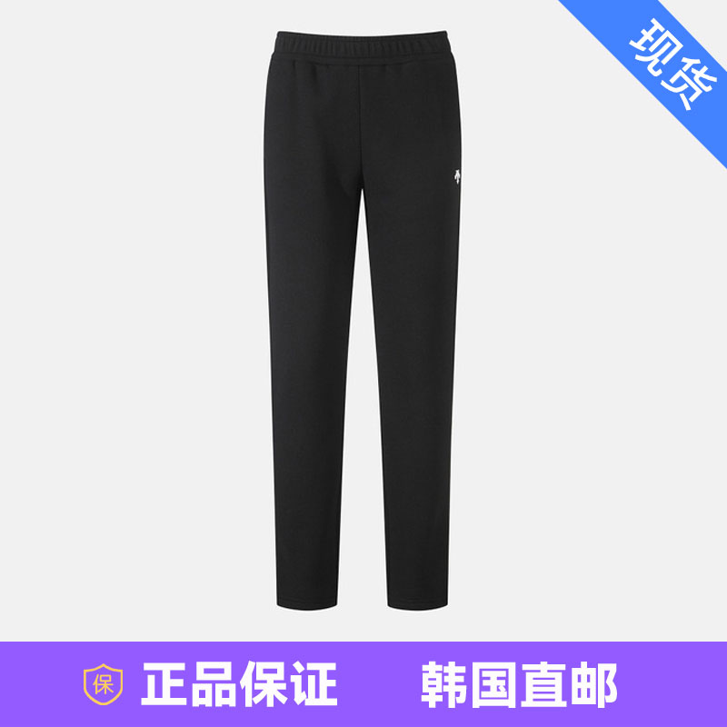 DESCENTE/迪桑特秋冬棉质涤纶科技绒布运动休闲裤男女SP323TFP81