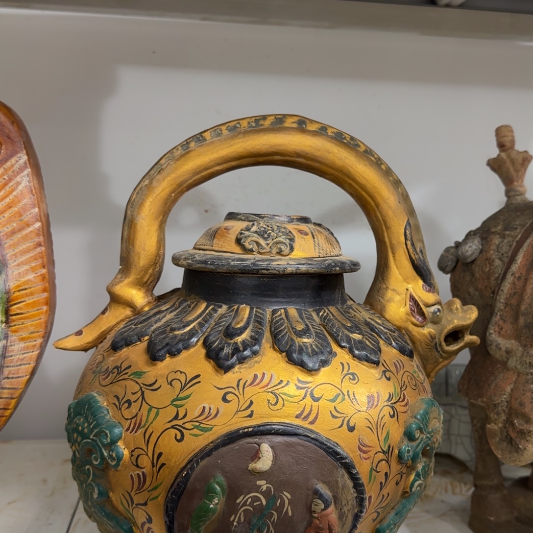 赵***豹陶瓷摆件摆件摆件