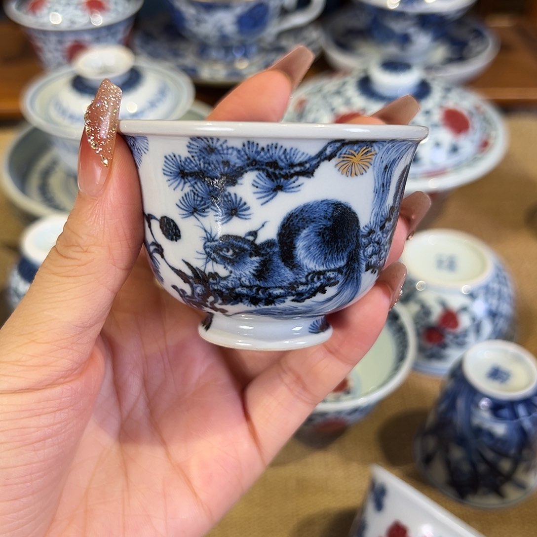 含真新意松鼠杯杯