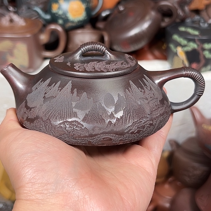 茶壶紫砂微瑕微瑕