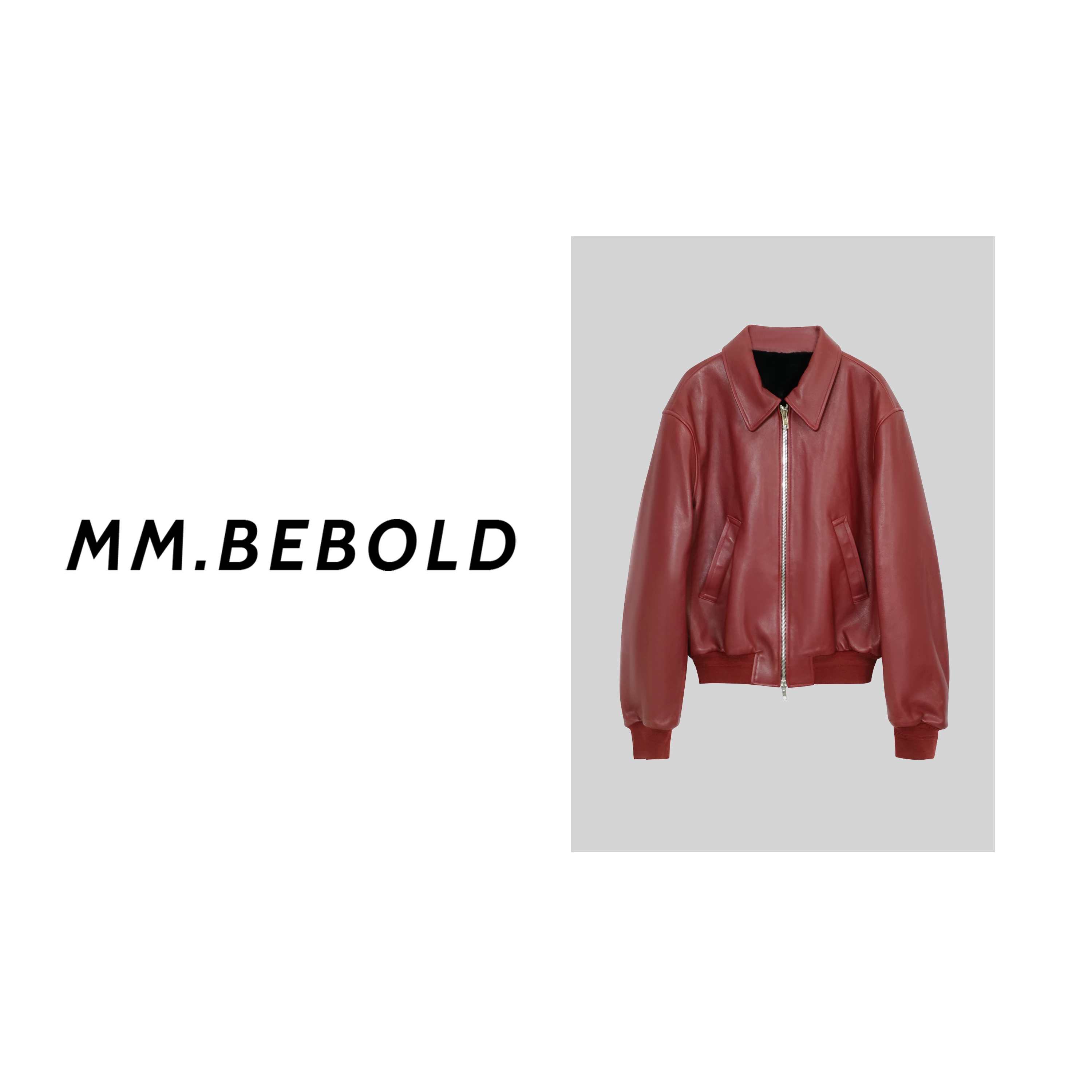 【大大精选】气质 美式复古短款机车服皮衣棉服MO498-1