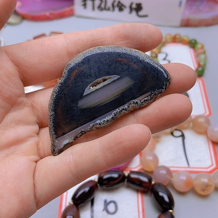 【闪购商品】玛瑙/玉髓珠宝半成品未镶嵌向*