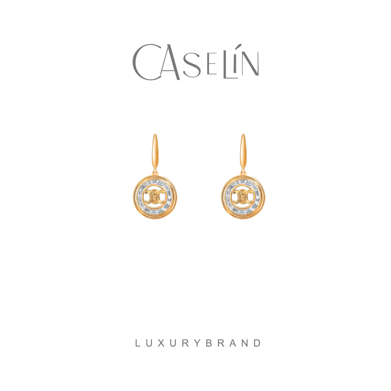 OF 法★【凯旋门】C家设计师款耳饰~9088