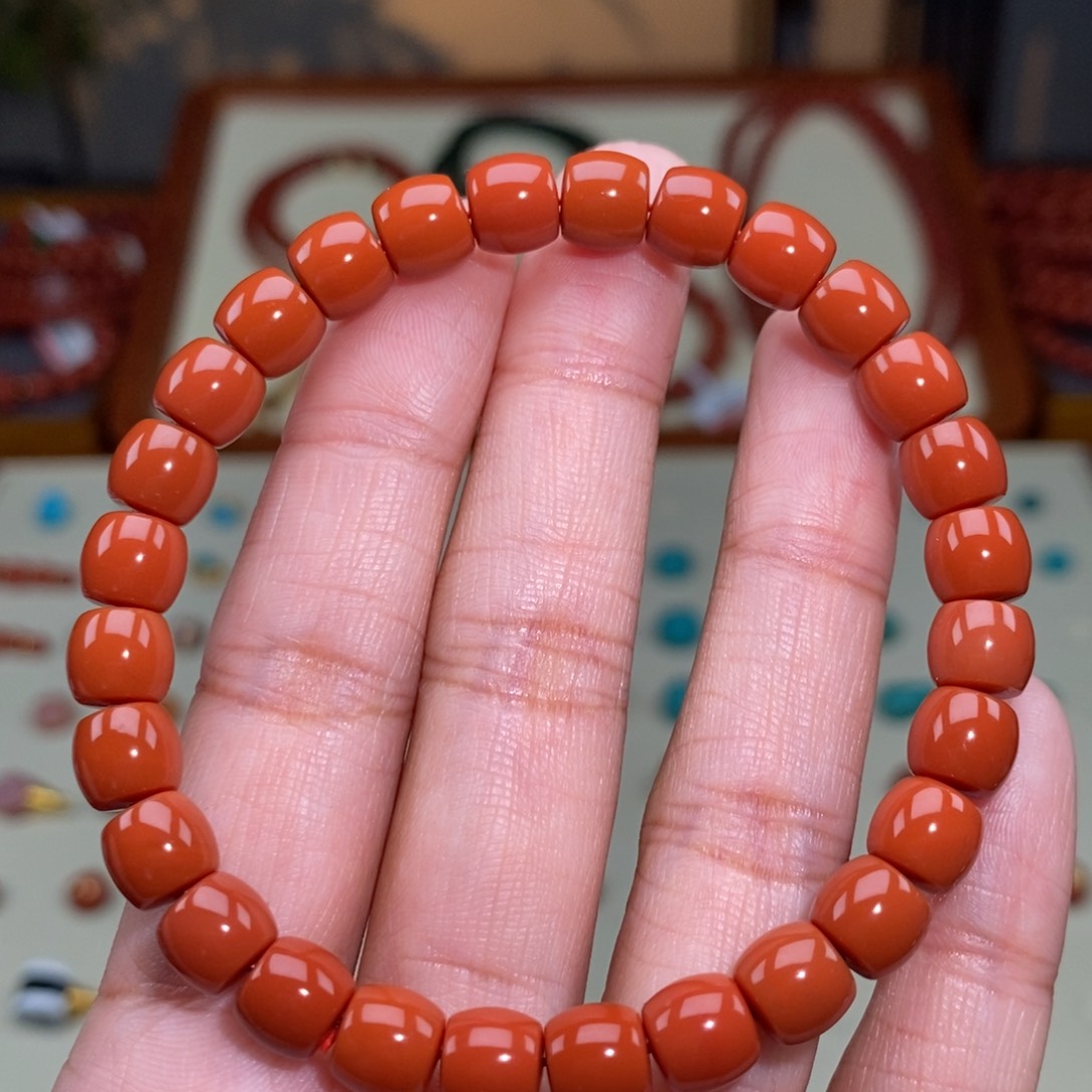 南红玛瑙颈饰未镶嵌