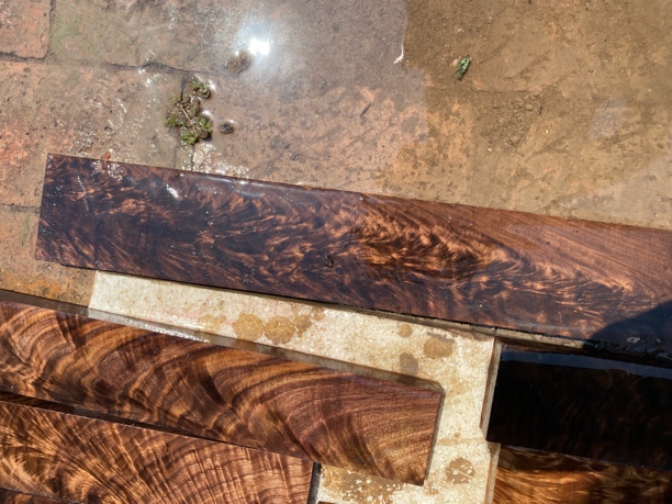 北美黑胡桃花纹料