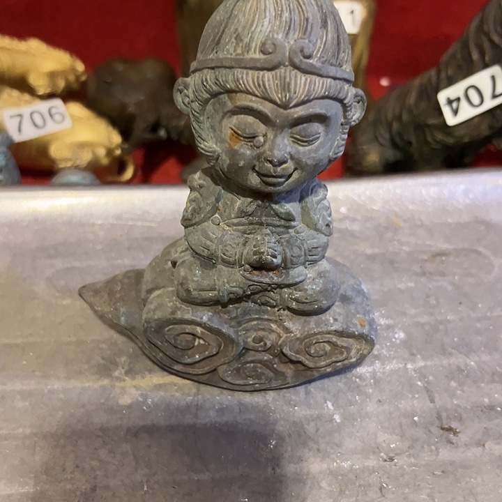 黄铜摆件，文房工艺品摆件