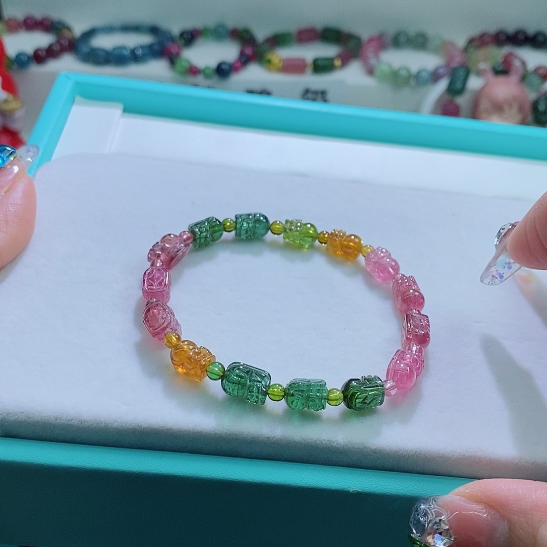 碧玺手链未镶嵌碧玺手链