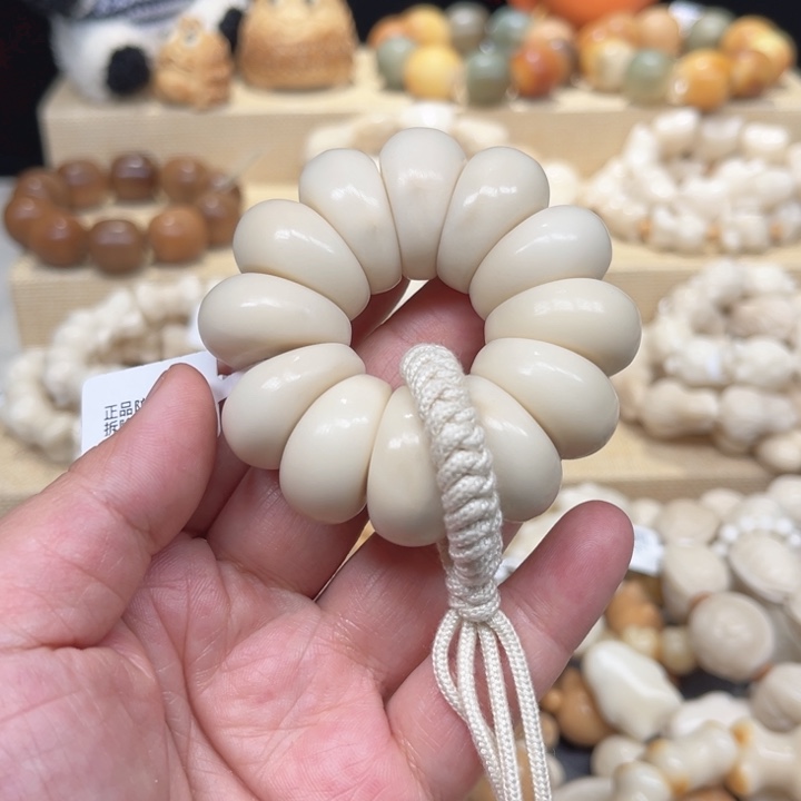 菩提根/象牙果手串蒜瓣手捻2-5-21 微瑕
