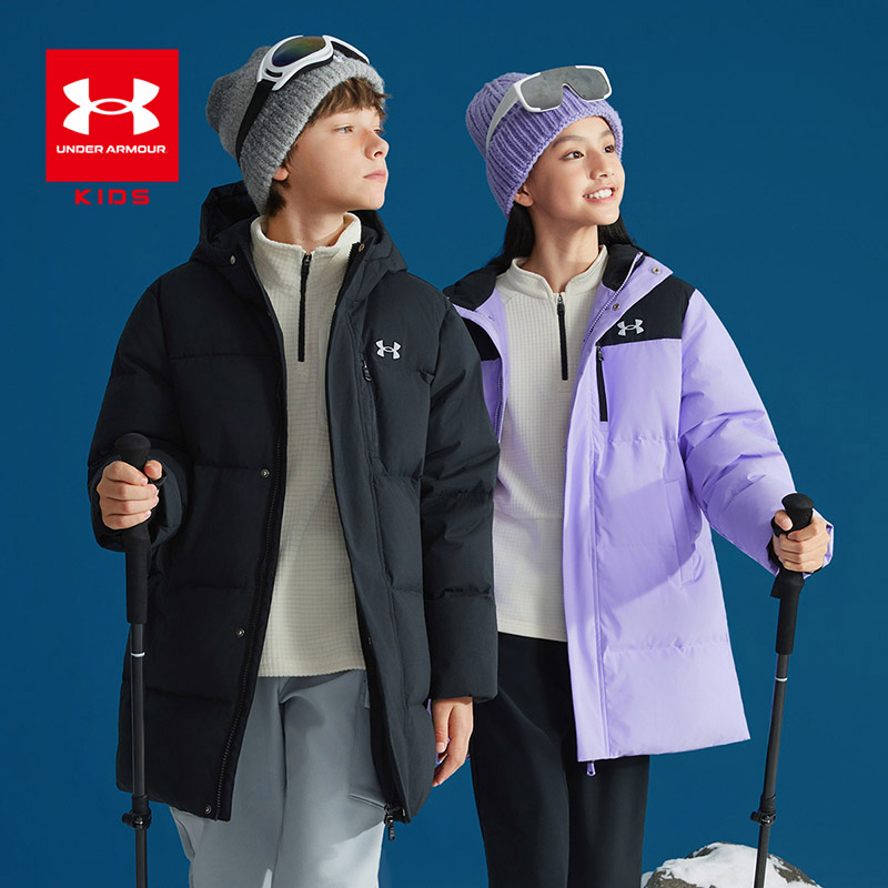 Under Armour/安德玛儿童冬季长款防风三防面料厚保暖254306303