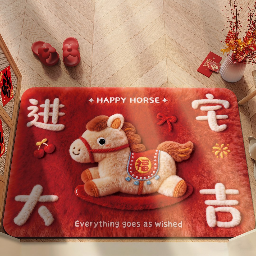 硅藻泥地垫防滑脚垫强吸水厕所门口洗手间吸水防滑垫速干卫生间垫