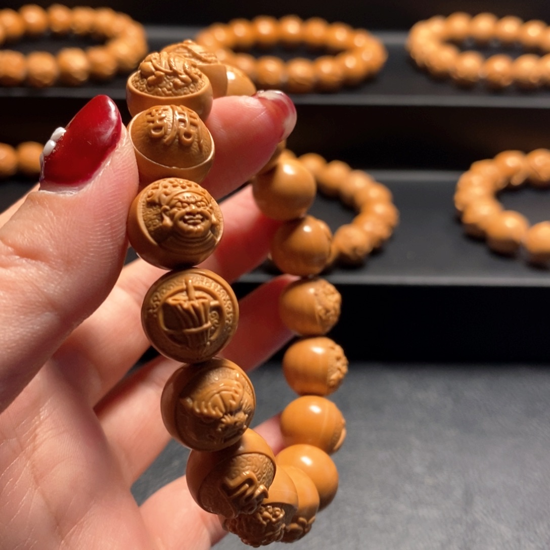 猴头核桃手串风调雨顺