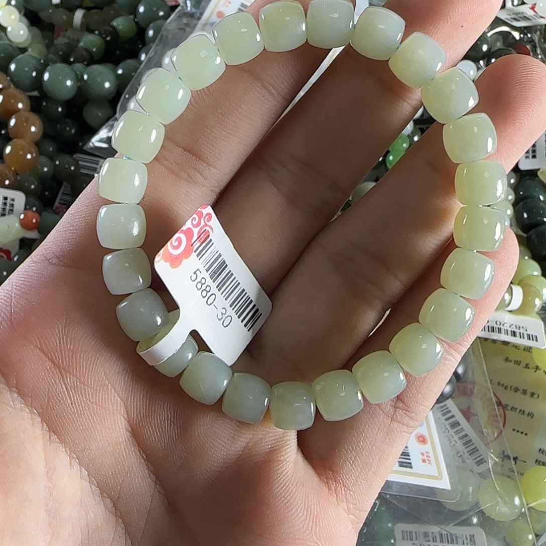 和田玉手链未镶嵌150