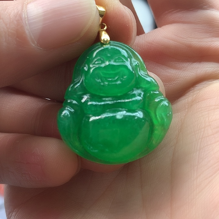 翡翠银S925镶嵌颈饰