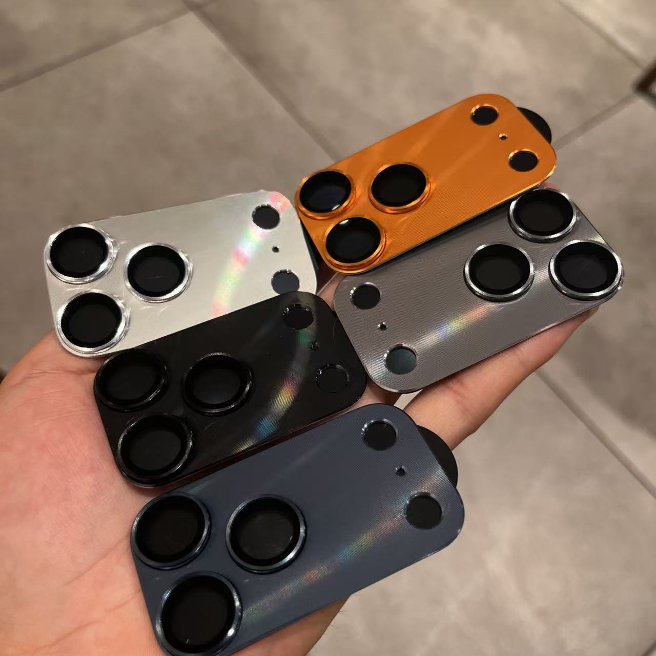 适用苹果17Promax金属镜头膜iPhone16一体保护贴膜15/14/13/12/11